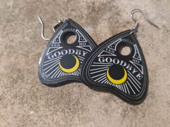Planchette Hoop Earrings - Image 3